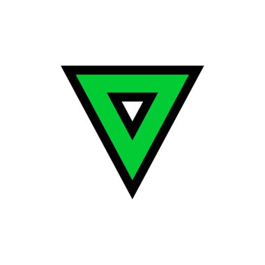 Beyaz arkaplanda izole edilmiş ok simgesinin vektör çizimi  