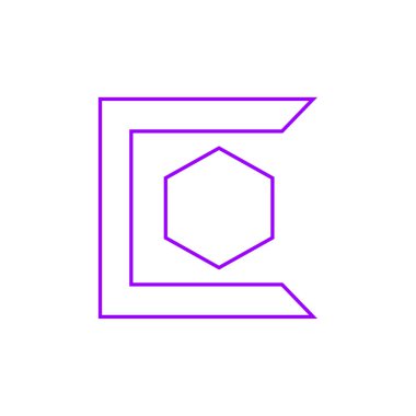 mor çizgi ok simgesi