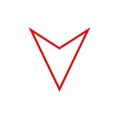 V harfi Logo şablonu vektör simgesi tasarım