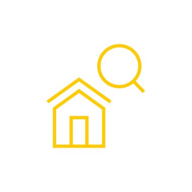 Emlak simgesi vektör illüstrasyonu