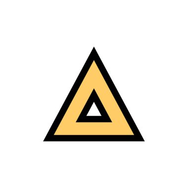 ok basit simgesi, vektör çizim