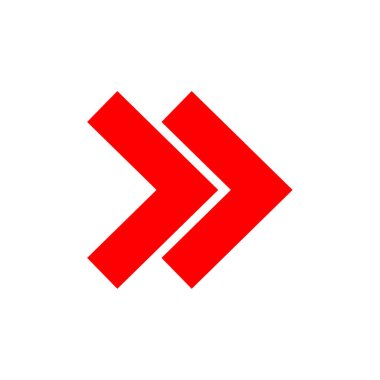 ok basit simgesi, vektör çizim