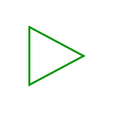 ok basit simgesi, vektör çizim