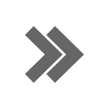 ok basit simgesi, vektör çizim