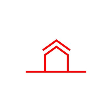 Emlak simgesi vektör illüstrasyonu