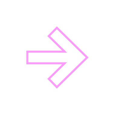 ok basit simgesi, vektör çizim