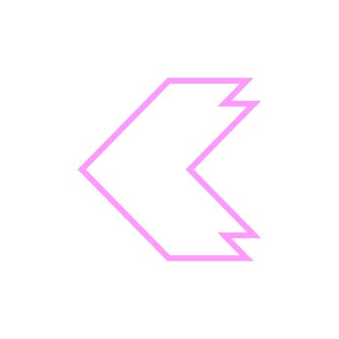 ok basit simgesi, vektör çizim