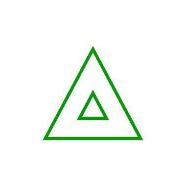 ok basit simgesi, vektör çizim