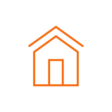 Emlak simgesi vektör illüstrasyonu