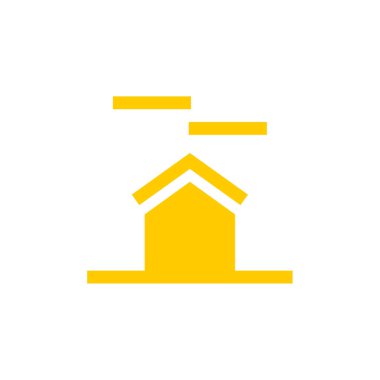 Emlak simgesi vektör illüstrasyonu