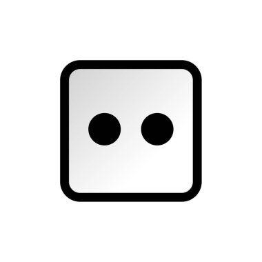 Emoji kabartması düz simge, vektör ilülasyonu