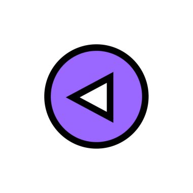 ok basit simgesi, vektör çizim