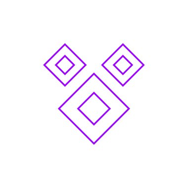 Modern bir simgenin vektör illüstrasyonu