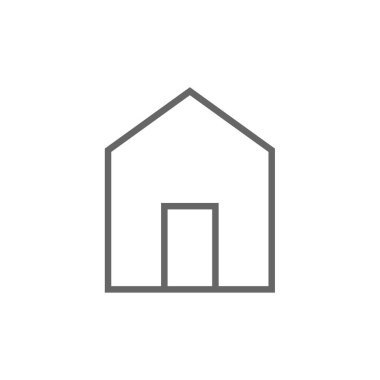 Emlak simgesi vektör illüstrasyonu