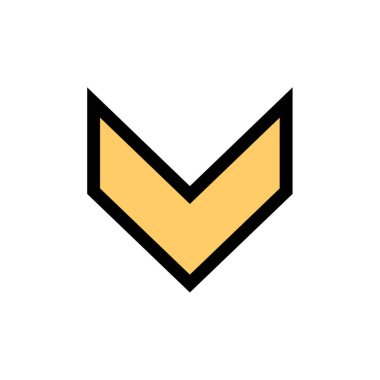 ok simgesi, vektör illüstrasyon tasarımı