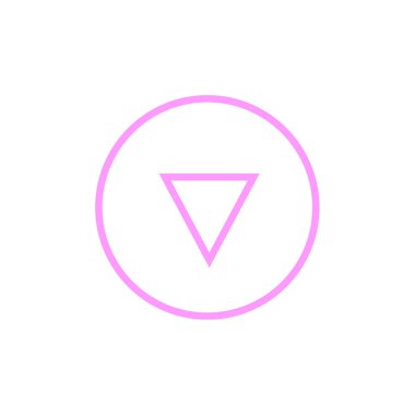 ok simgesi, vektör illüstrasyon tasarımı