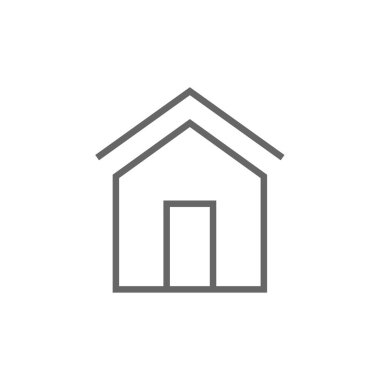 Emlak simgesi vektör illüstrasyonu