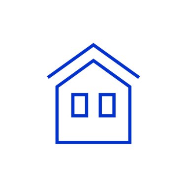 Emlak simgesi vektör illüstrasyonu