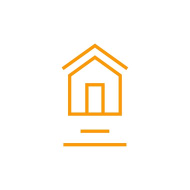 Emlak simgesi vektör illüstrasyonu