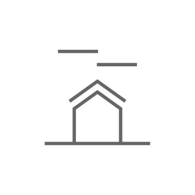 Emlak simgesi vektör illüstrasyonu