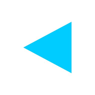 ok basit simgesi, vektör çizim