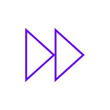 ok basit simgesi, vektör çizim