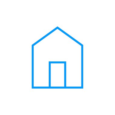 Emlak simgesi vektör illüstrasyonu