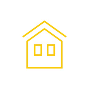 Emlak simgesi vektör illüstrasyonu