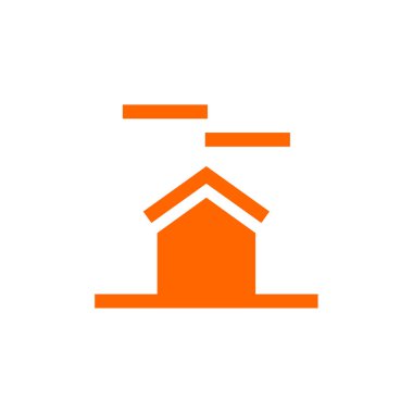 Emlak simgesi vektör illüstrasyonu