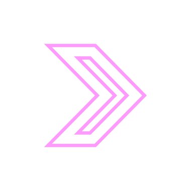 ok simgesi, vektör illüstrasyon tasarımı