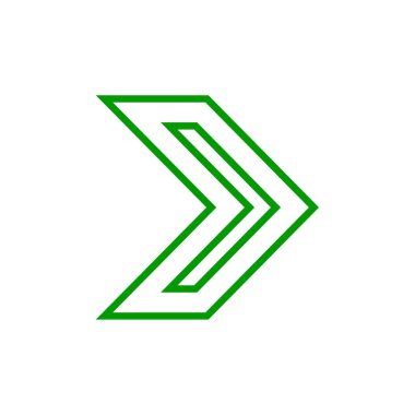 ok simgesi, vektör illüstrasyon tasarımı