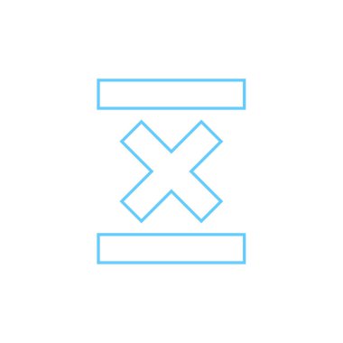 çapraz simge vektör illüstrasyon tasarımı