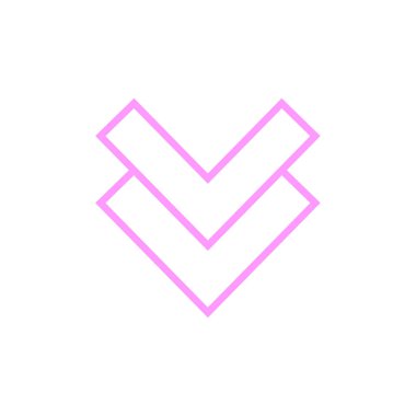 ok simgesi, vektör illüstrasyon tasarımı