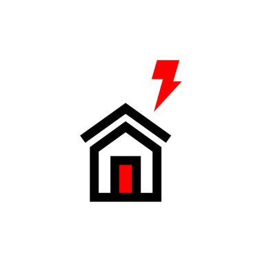 Emlak simgesi vektör illüstrasyonu