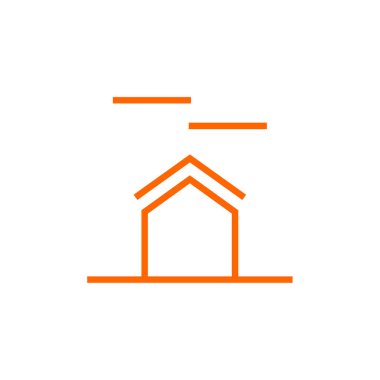 Emlak simgesi vektör illüstrasyonu