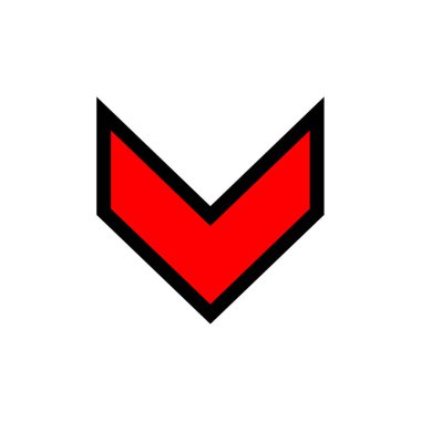 ok simgesi, vektör illüstrasyon tasarımı