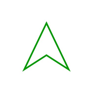 ok simgesi, vektör illüstrasyon tasarımı