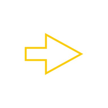 ok simgesi, vektör illüstrasyon tasarımı