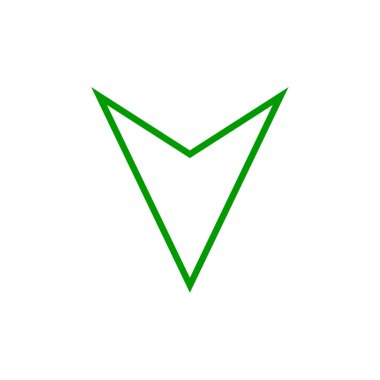 ok simgesi, vektör illüstrasyon tasarımı