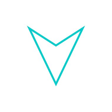 ok simgesi, vektör illüstrasyon tasarımı