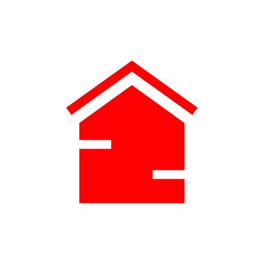 Emlak simgesi vektör illüstrasyonu