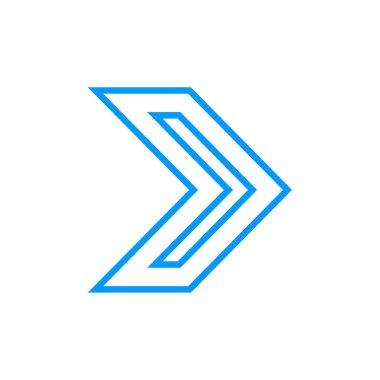 ok simgesi, vektör illüstrasyon tasarımı