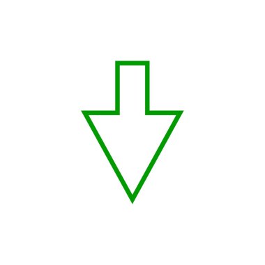 ok simgesi, vektör illüstrasyon tasarımı