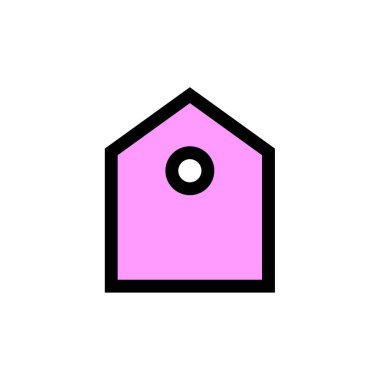 Emlak simgesi vektör illüstrasyonu