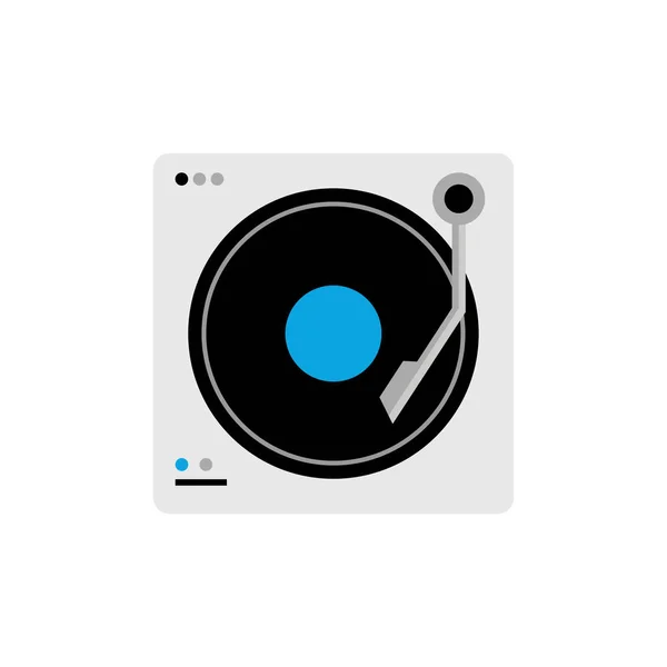 音楽プレーヤーアイコン Webデザインのためのベクターアイコンのフラットイラスト — ストックベクタ