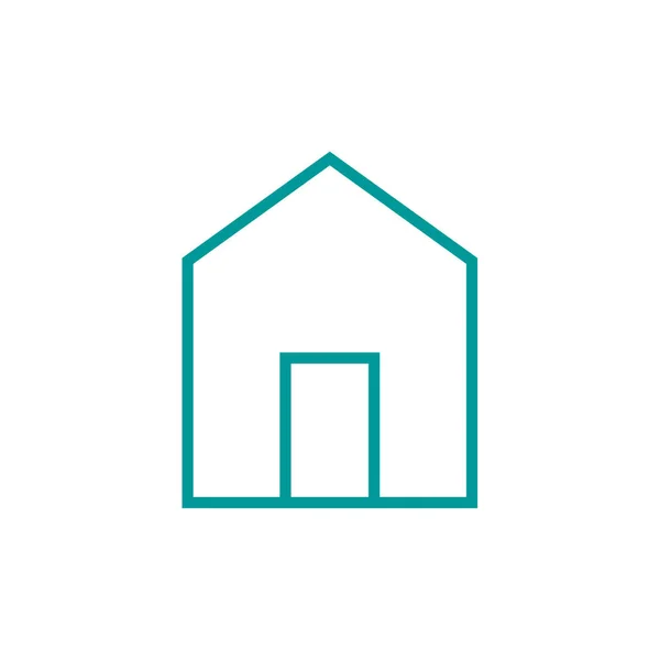 Icona Immobiliare Illustrazione Vettoriale — Vettoriale Stock