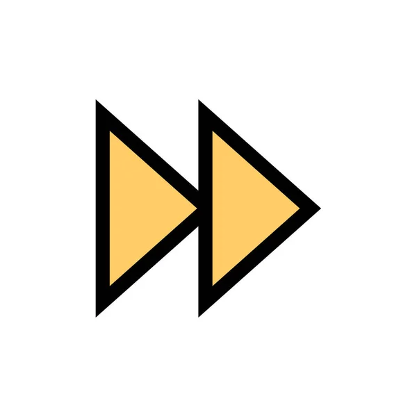 Sound Vektor Flache Farbe Symbol — Stockvektor