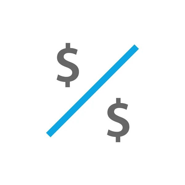Dollar Icon Sign Vector Illustration — Stock Vector