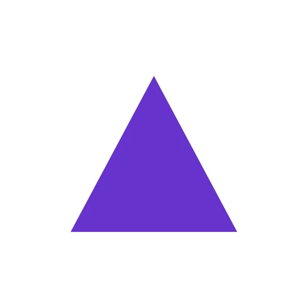 Triangel Ikon Vektor Illustration — Stock vektor