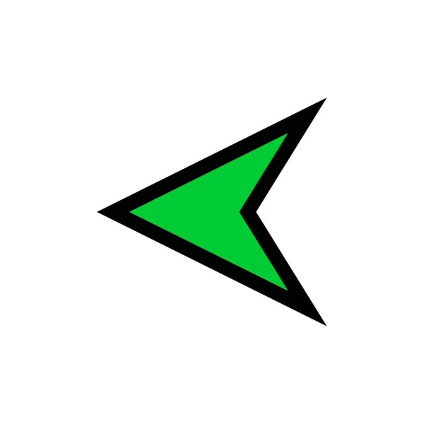 Triangle Icon Logo Design Vector — Stock Vector